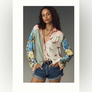 Anthropologie button down shirt